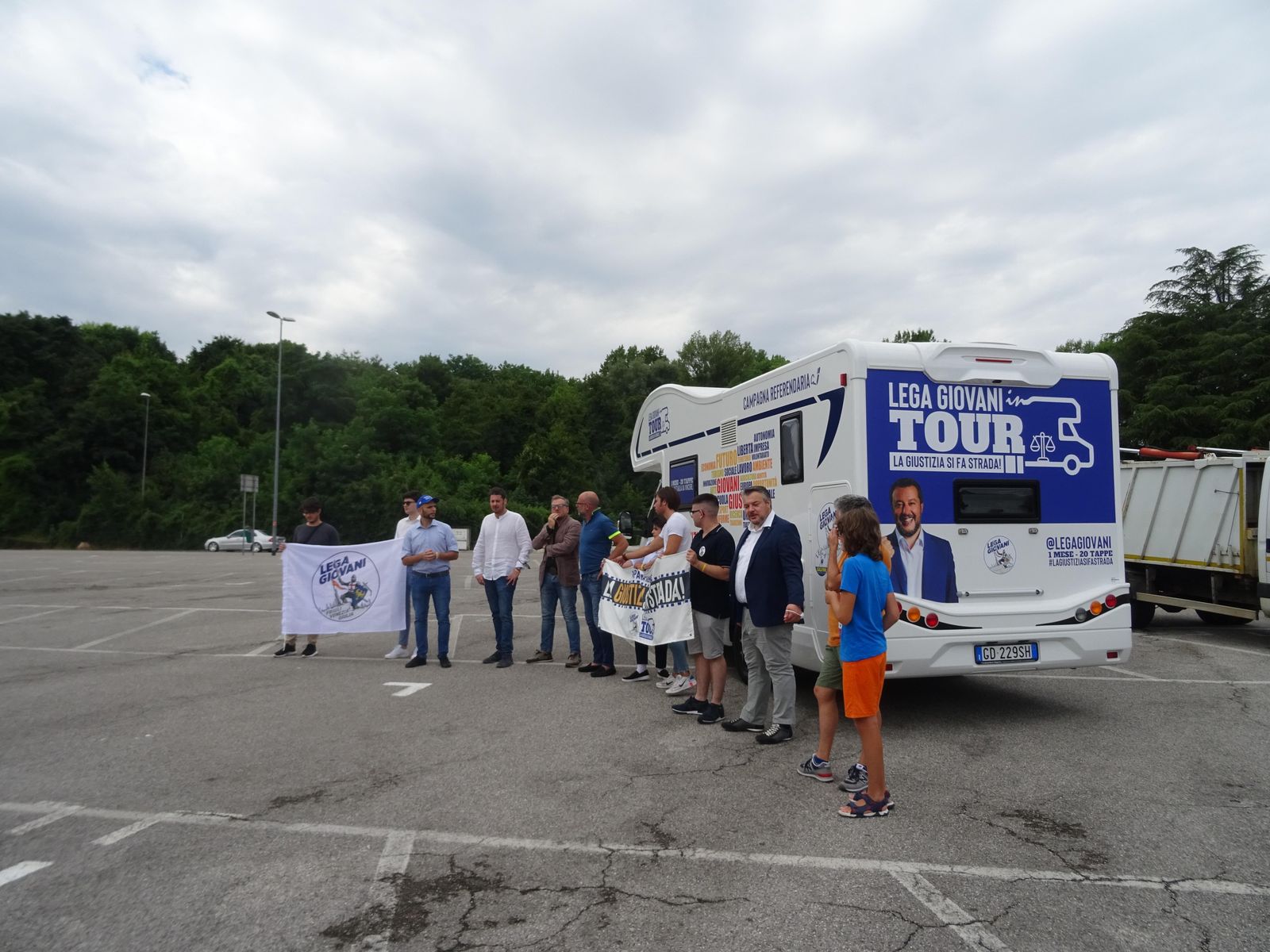 Immagine per Coast to coast in camper per riformare la giustizia, Lega e Radicali insieme a Gorizia