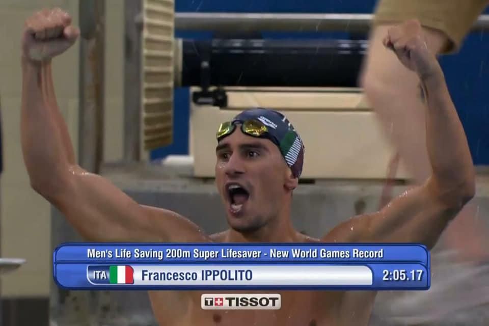 Ippolito record, 6 medaglie al nuotatore di Gorizia ai World games