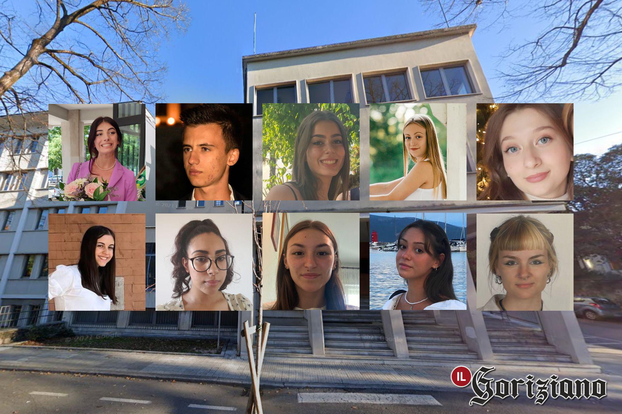 Gorizia, dieci centisti allo Slataper: lode a Ibtissam e Gloria