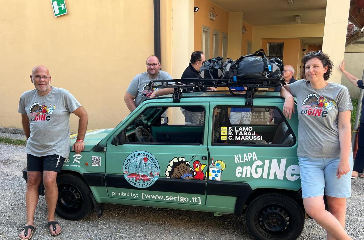 Copertina per La sfida on the road parte da Gorizia, arrivare a Capo Nord in Fiat Panda