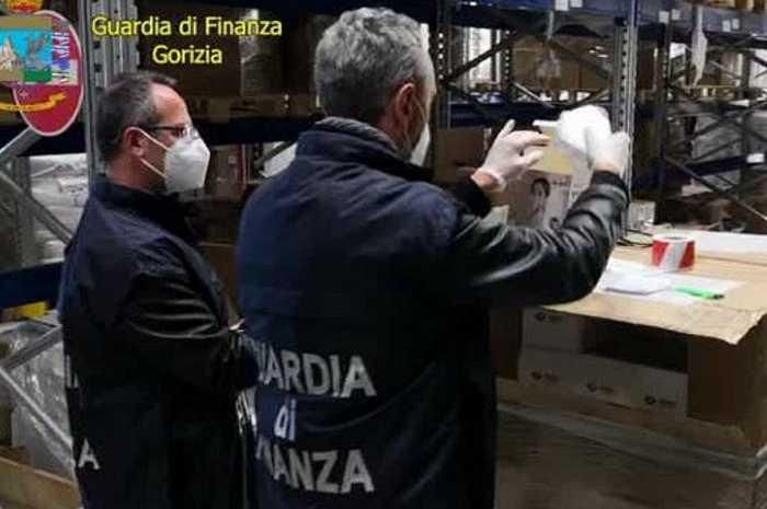 Erano pericolose per sanitari, da Gorizia un nuovo sequestro di 50 milioni di mascherine