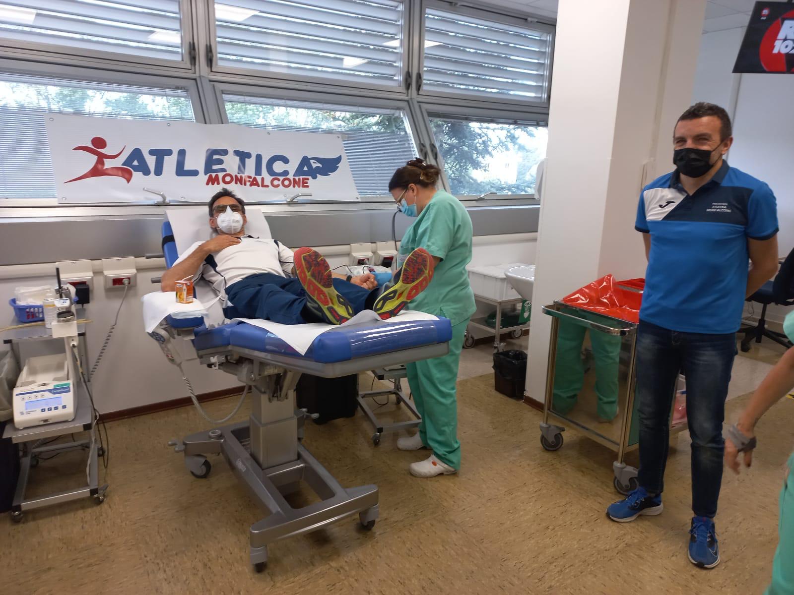 Copertina per Atletica Monfalcone, il dono del sangue dei giovani atleti al San Polo
