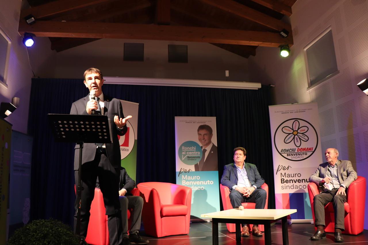Immagine per Benvenuto in corsa a Ronchi, «vogliamo una città solidale e innovativa»