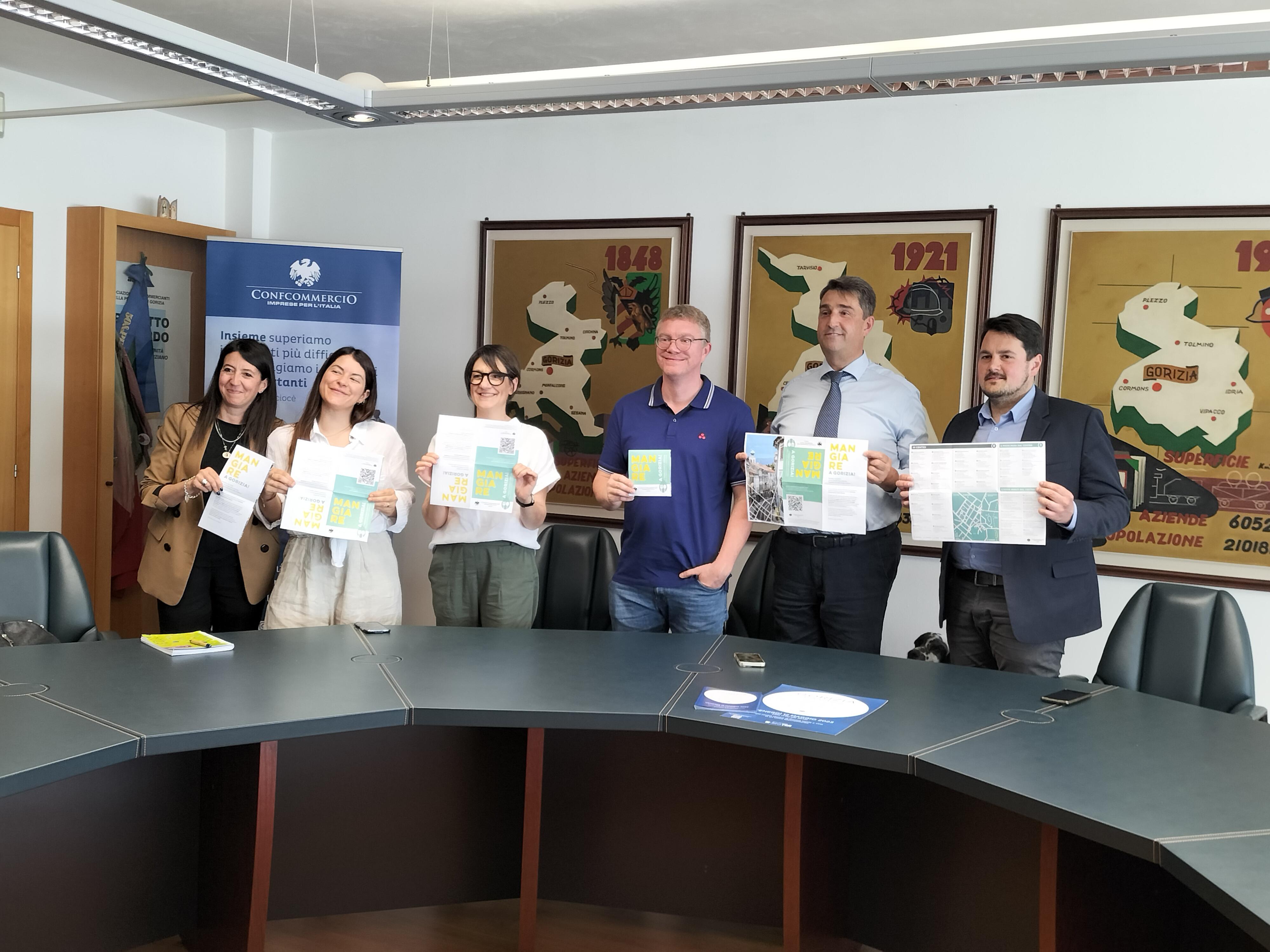 Copertina per Ecco dove mangiare a Gorizia, locali in una mappa per turisti