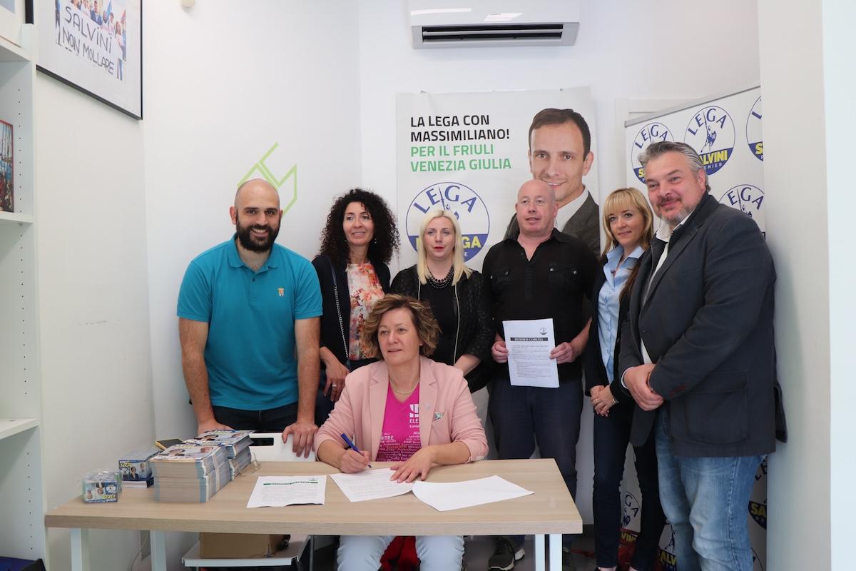 Immagine per La corsa di Lizzi per Bruxelles, le richieste della Lega per il confine di Gorizia