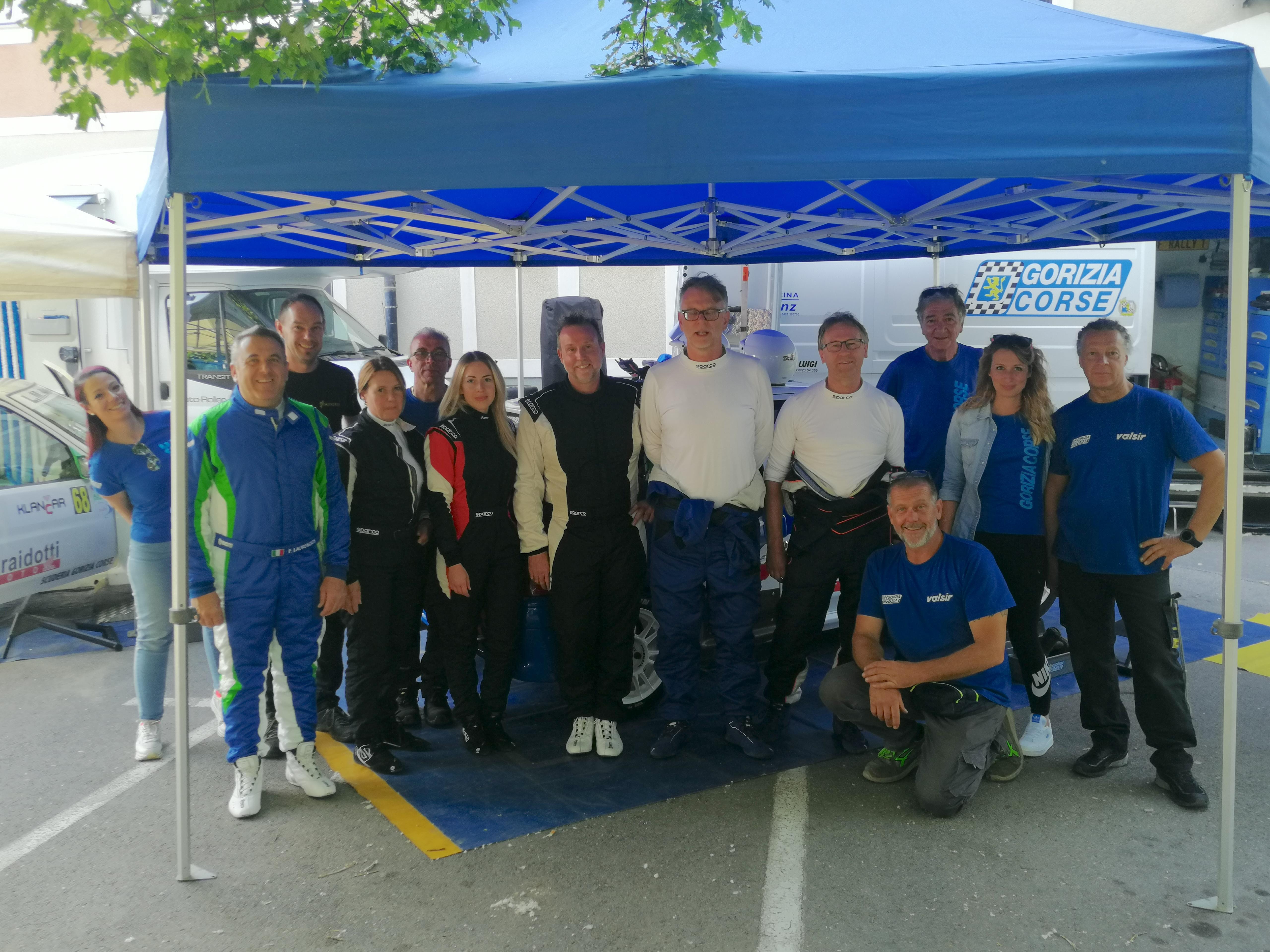 Le tre squadre della Gorizia Corse protagoniste al Rally Vipavska Dolina