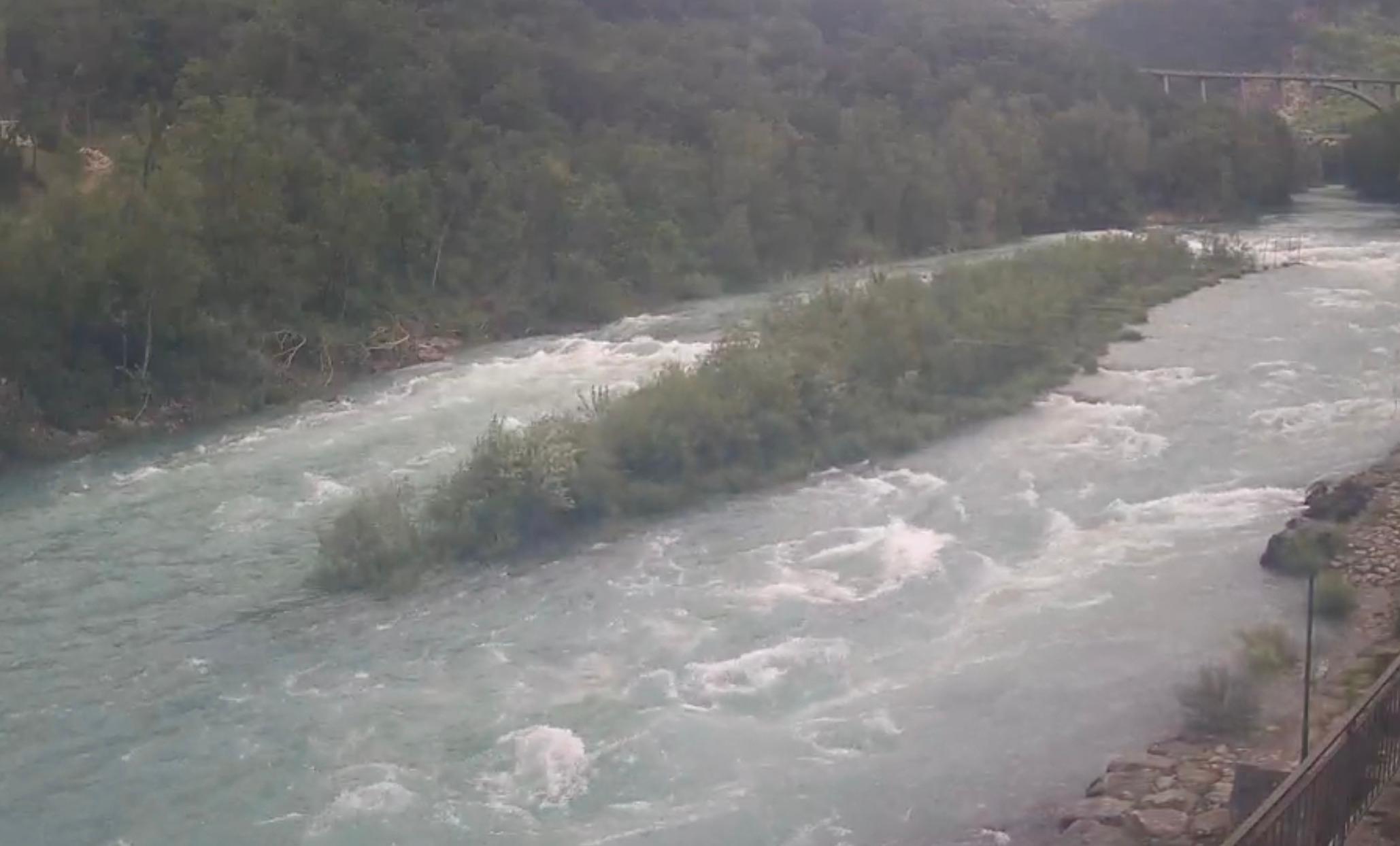 Immagine per L'onda del maltempo in Fvg, atteso aumento dello scarico dell'Isonzo a Salcano