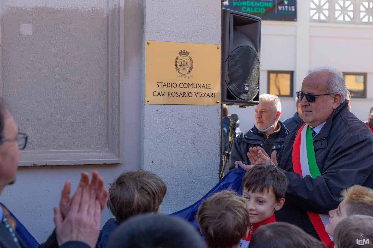 Il Baiamonti intitolato a Vizzari, il ricordo in festa del mister di Gorizia