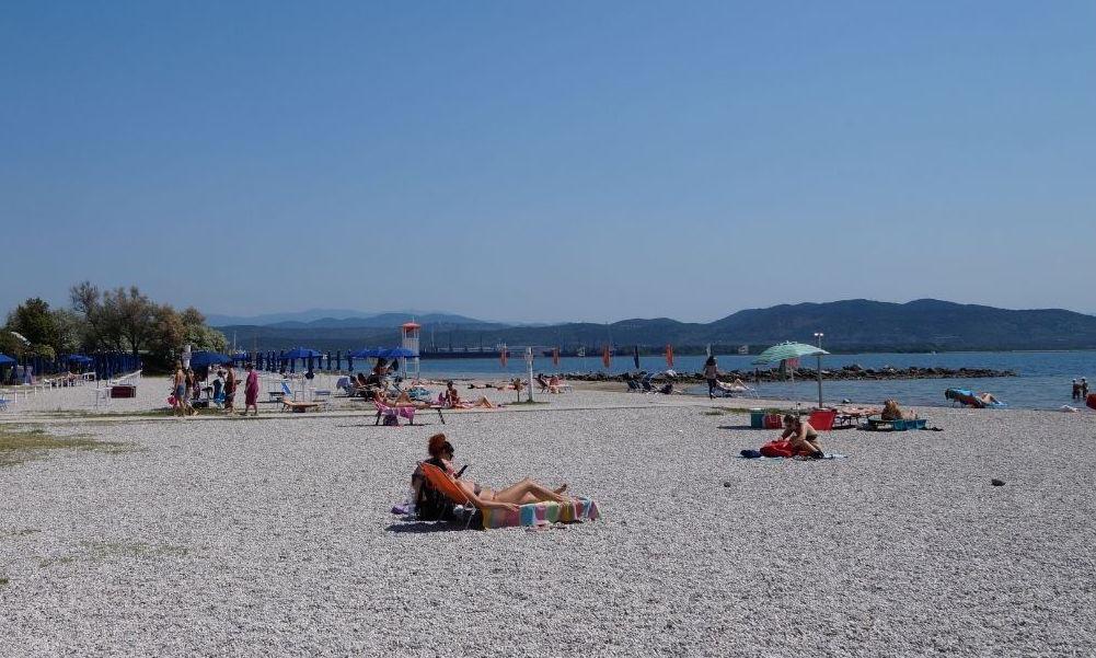 Copertina per Lotta ai rifiuti con Plastic free, volontari puliscono la spiaggia di Marina Julia