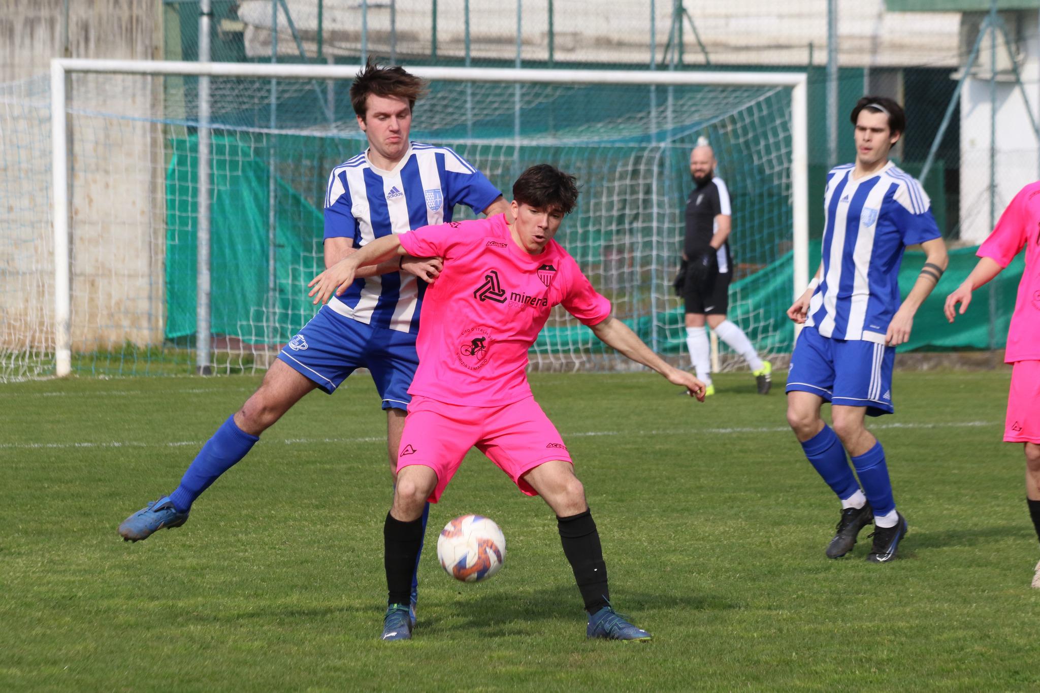 Prima il vantaggio, poi la corsa al pareggio: Pro Gorizia chiude 2-2 con il Chiabola