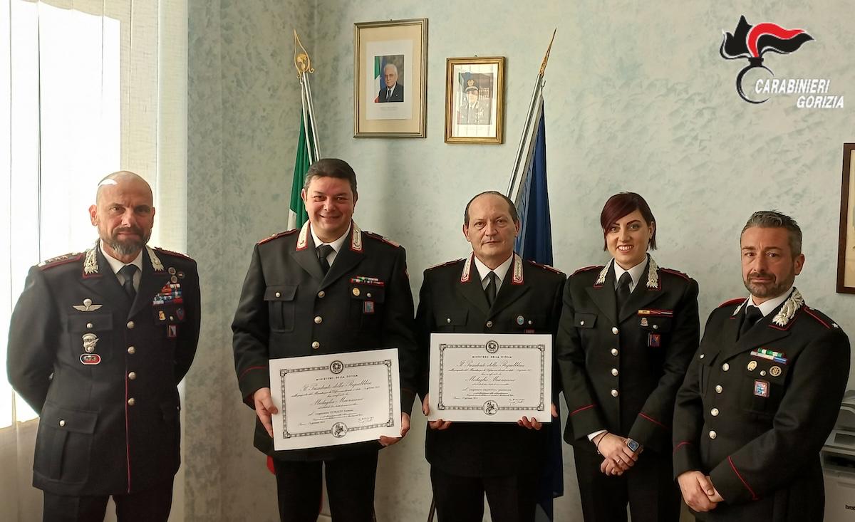 Copertina per Gorizia, due medaglie mauriziane ai luogotenenti Petrachi e Cristofoli