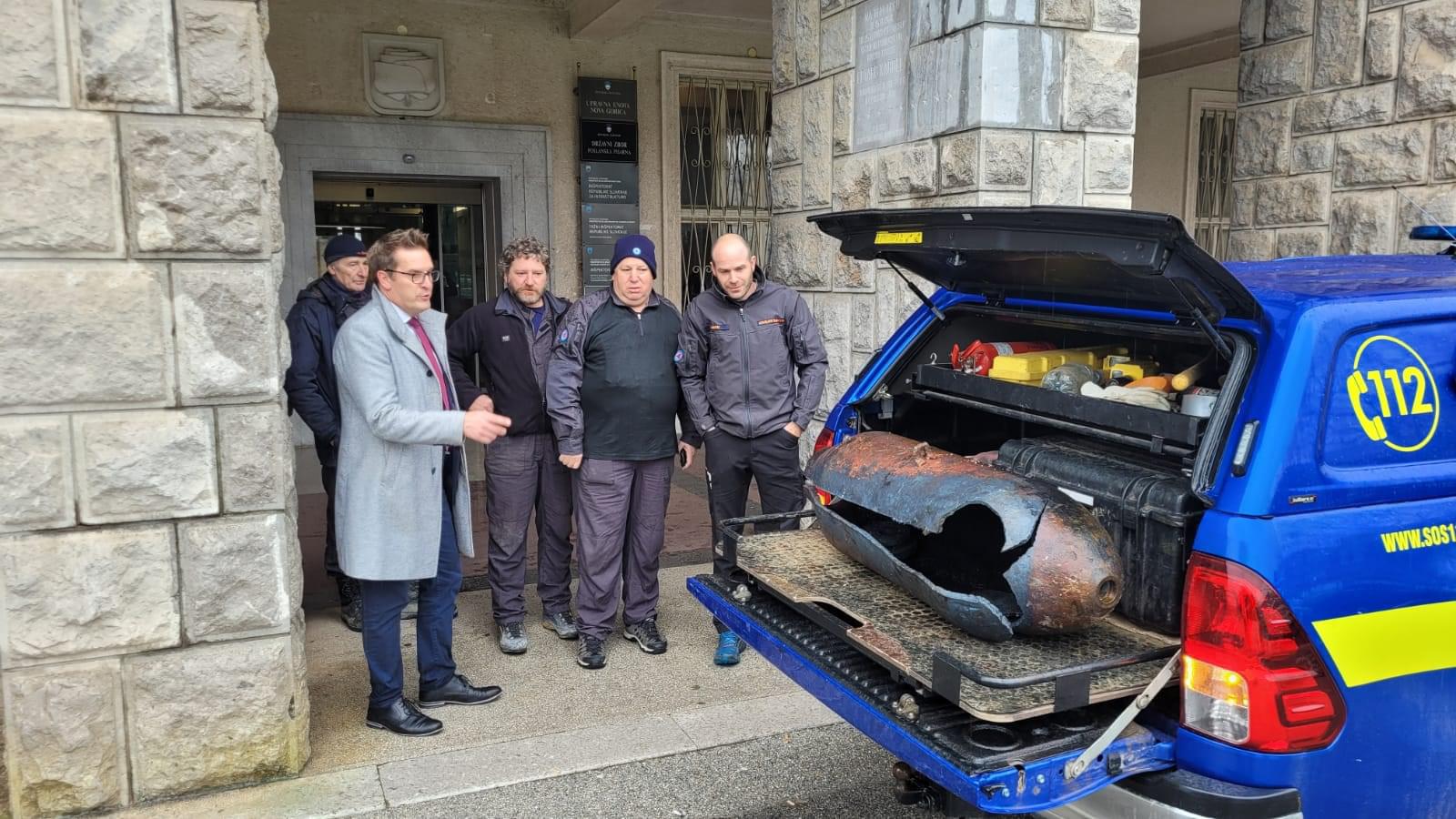 Immagine per Le bombe scoperte in Transalpina nel futuro Epic, ora in mostra a Nova Gorica