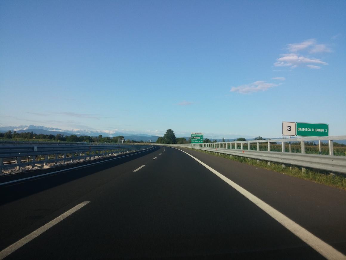 Immagine per Lavori in autostrada, stop di una settimana allo svincolo di Gradisca
