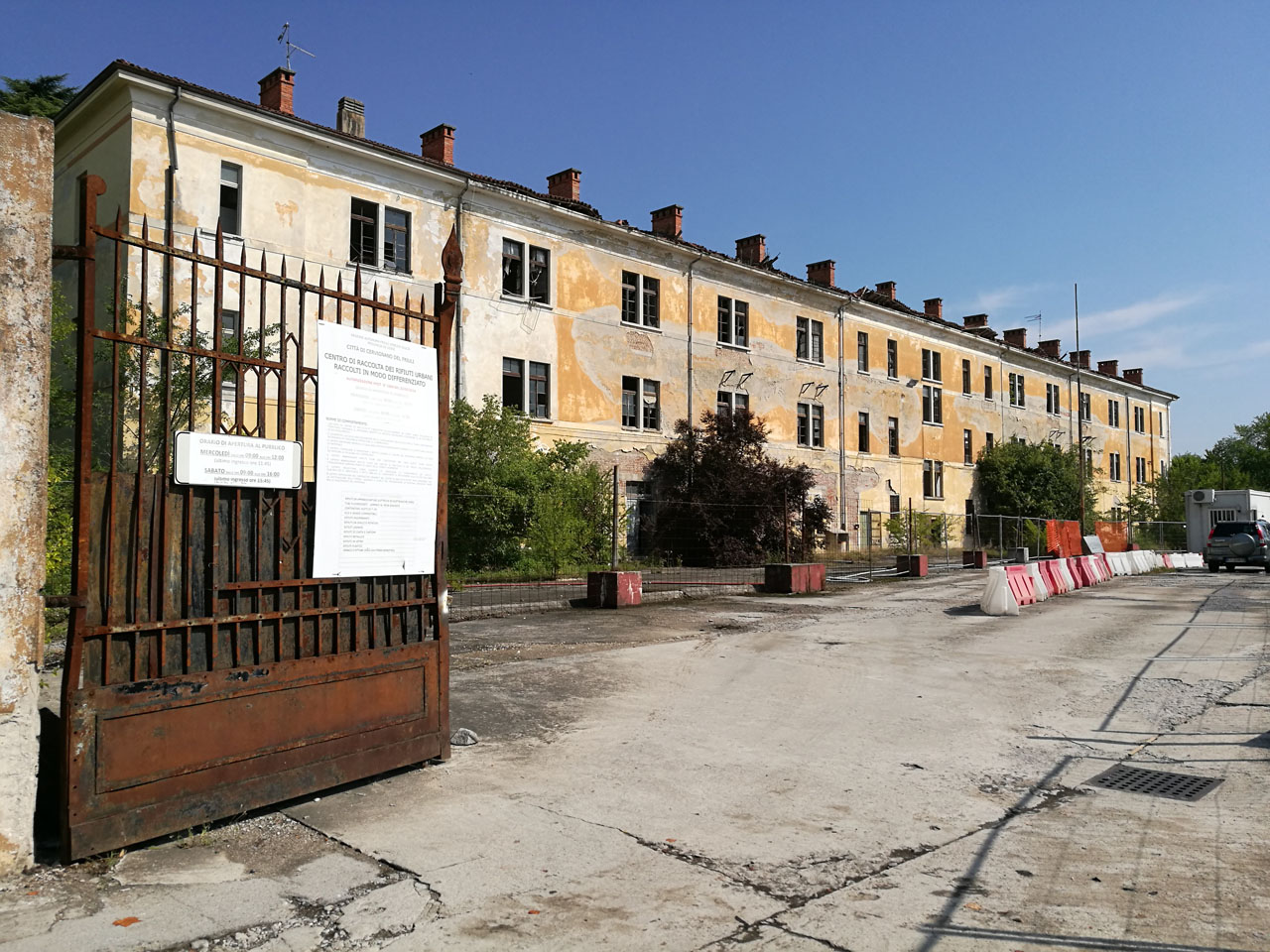 Immagine per Recupero dell'ex Pasubio a Cervignano, dubbi sul futuro delle palazzine