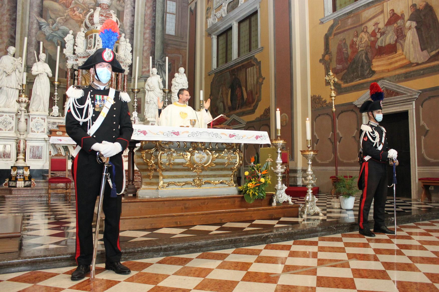 Immagine per L'Arma celebra la sua santa patrona, messa in Sant'Ignazio a Gorizia