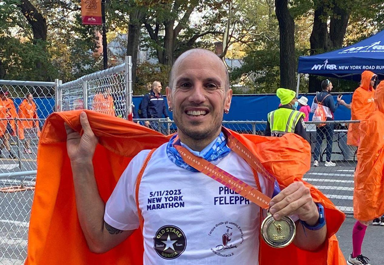 Immagine per Gorizia, il sogno di Paolo diventa realtà: «Ho corso la Maratona di New York»