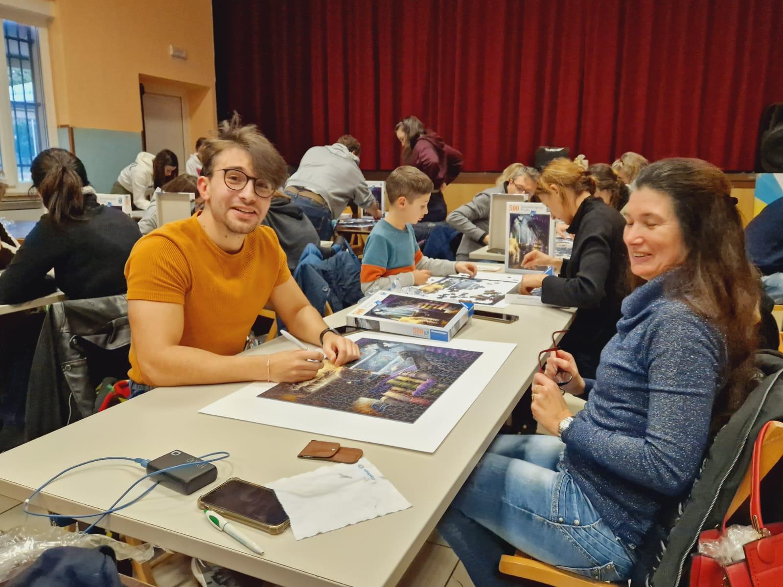 Immagine per La gara di puzzle colora Straccis, Silvia e Davide i più veloci a finire