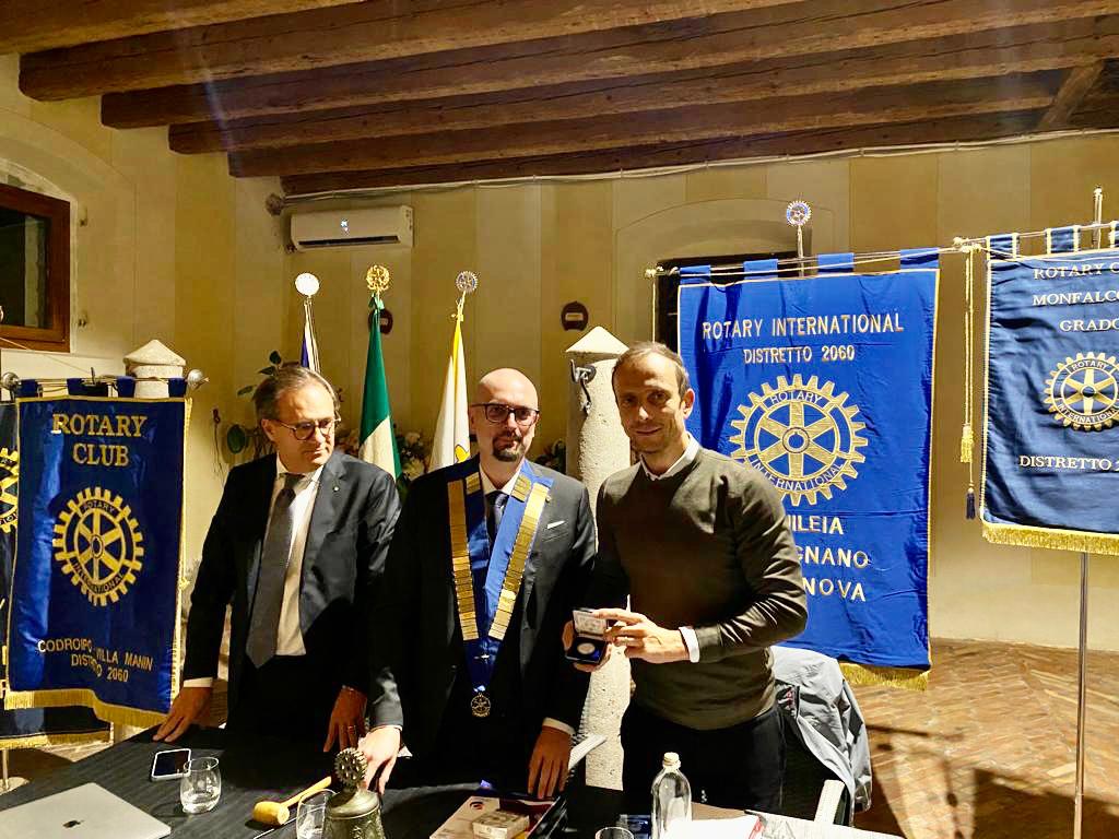 Copertina per Tapogliano, otto Rotary club accolgono Fedriga a Villa Pace