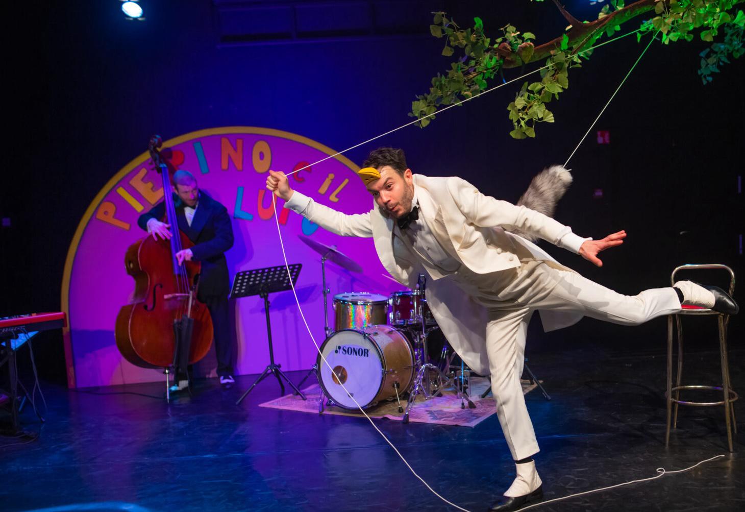 Copertina per Pierino e il lupo in scena con musica jazz, classico in sloveno a Gorizia