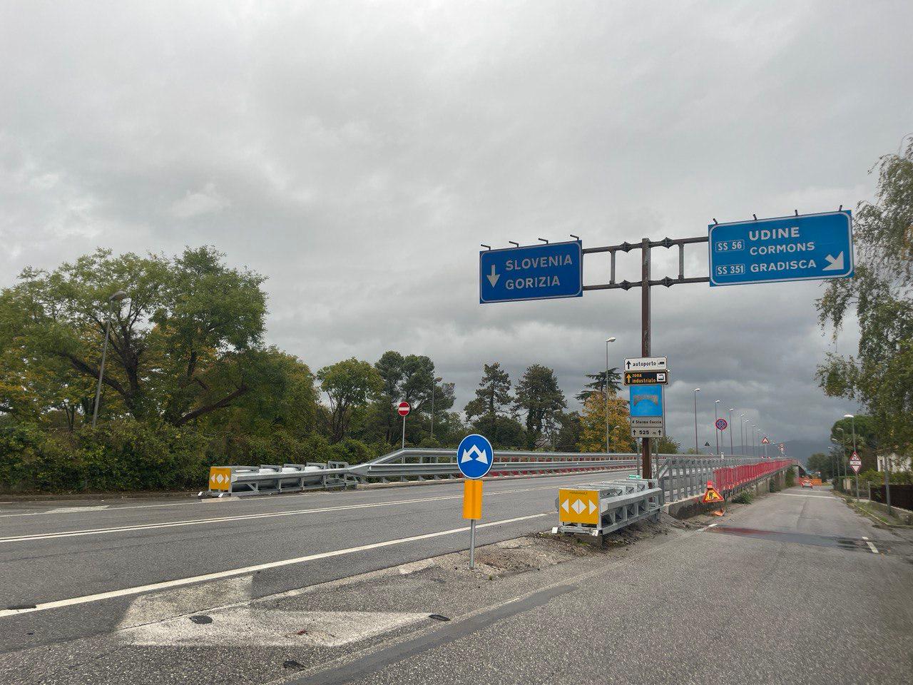 Immagine per Riaperto il viadotto IV Stormo a Gorizia, era chiuso da oltre quattro mesi