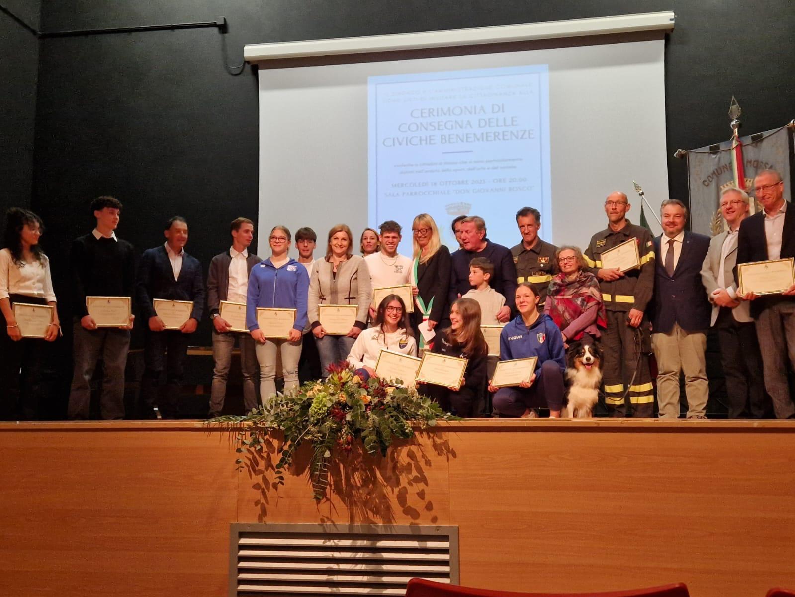 Immagine per Mossa premia 15 suoi talenti: campioni nello sport, arte e solidarietà