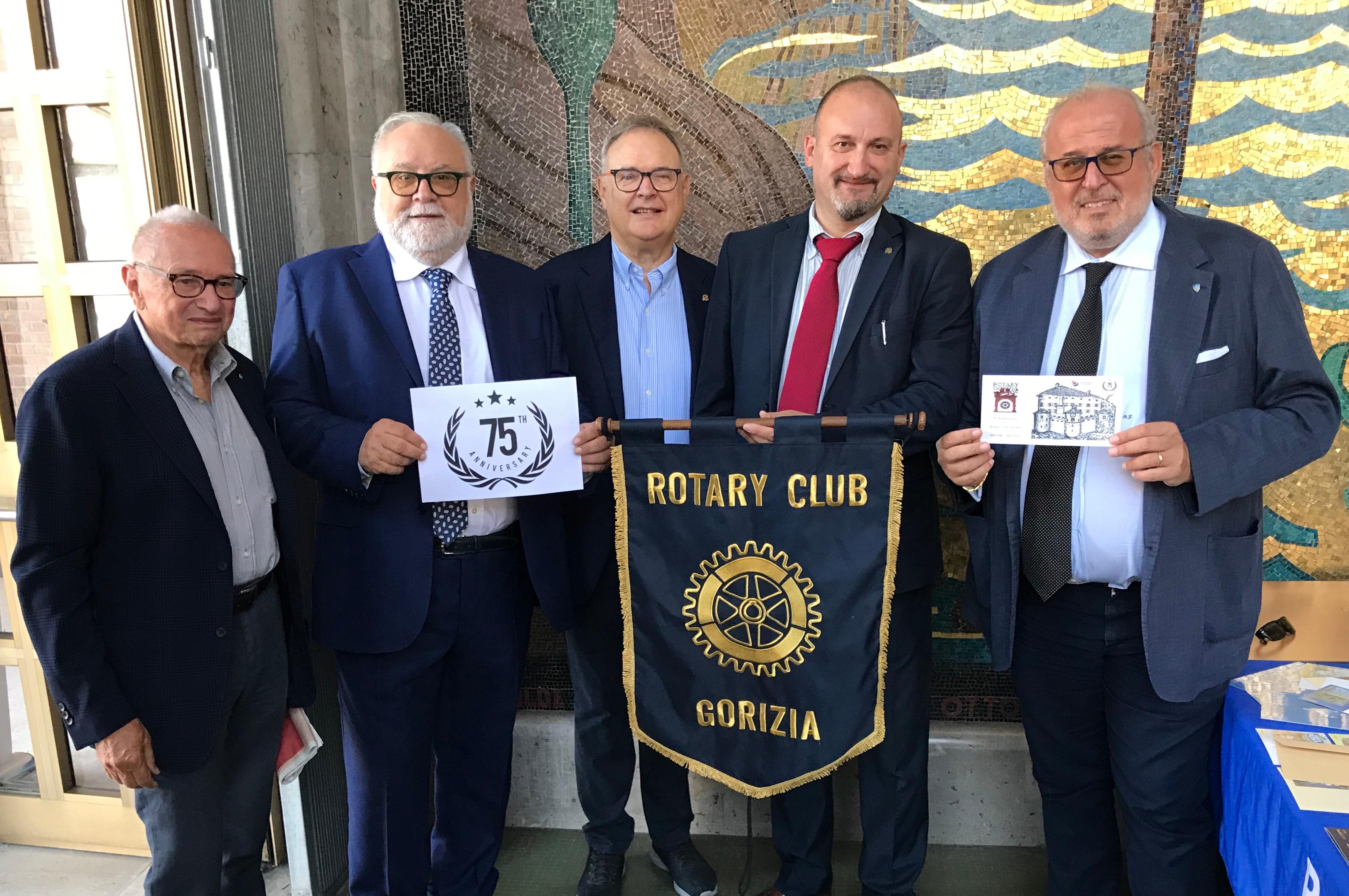 Immagine per Il Rotary club festeggia 75 anni a Gorizia, annullo speciale in Posta