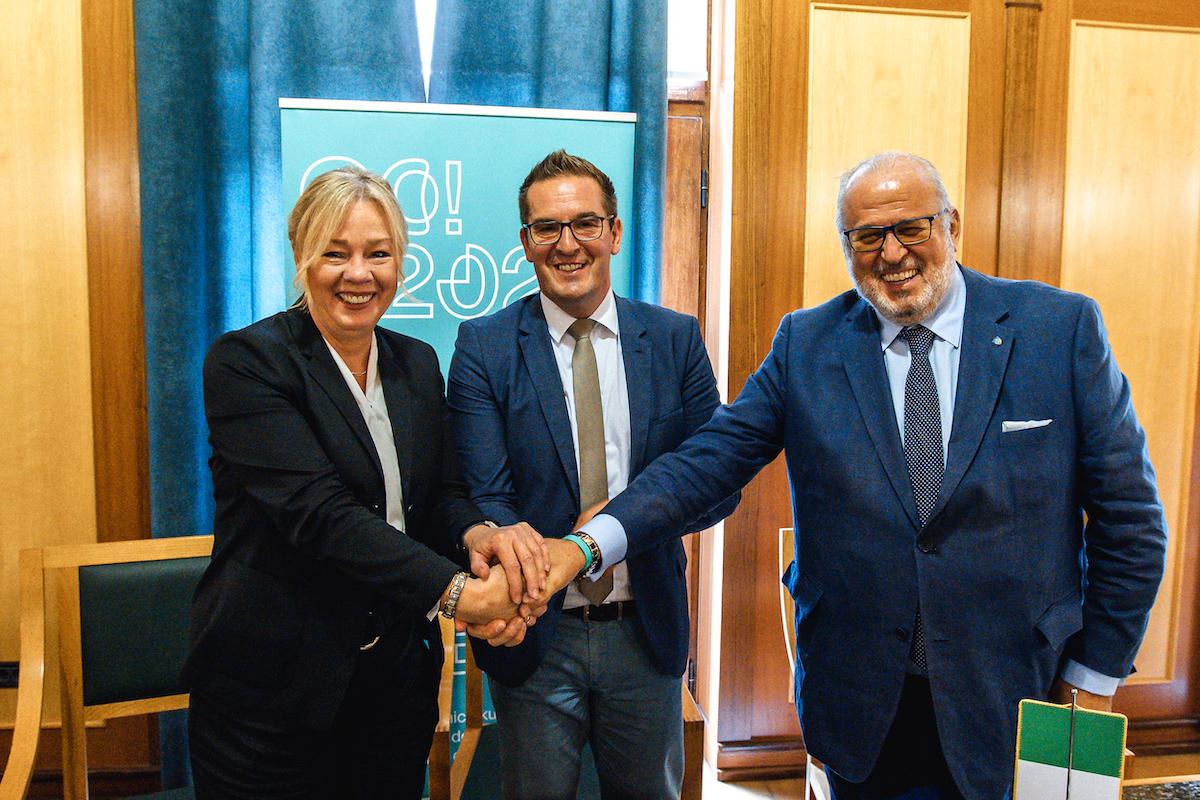 Immagine per Accordo per promuovere GO!2025, le due Gorizie con Chemnitz