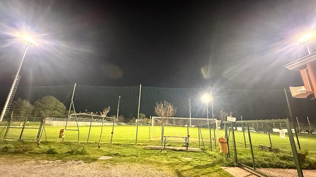 Immagine per Capriva mette a Led tutto il campo sportivo, Ufi ko al debutto in Prima