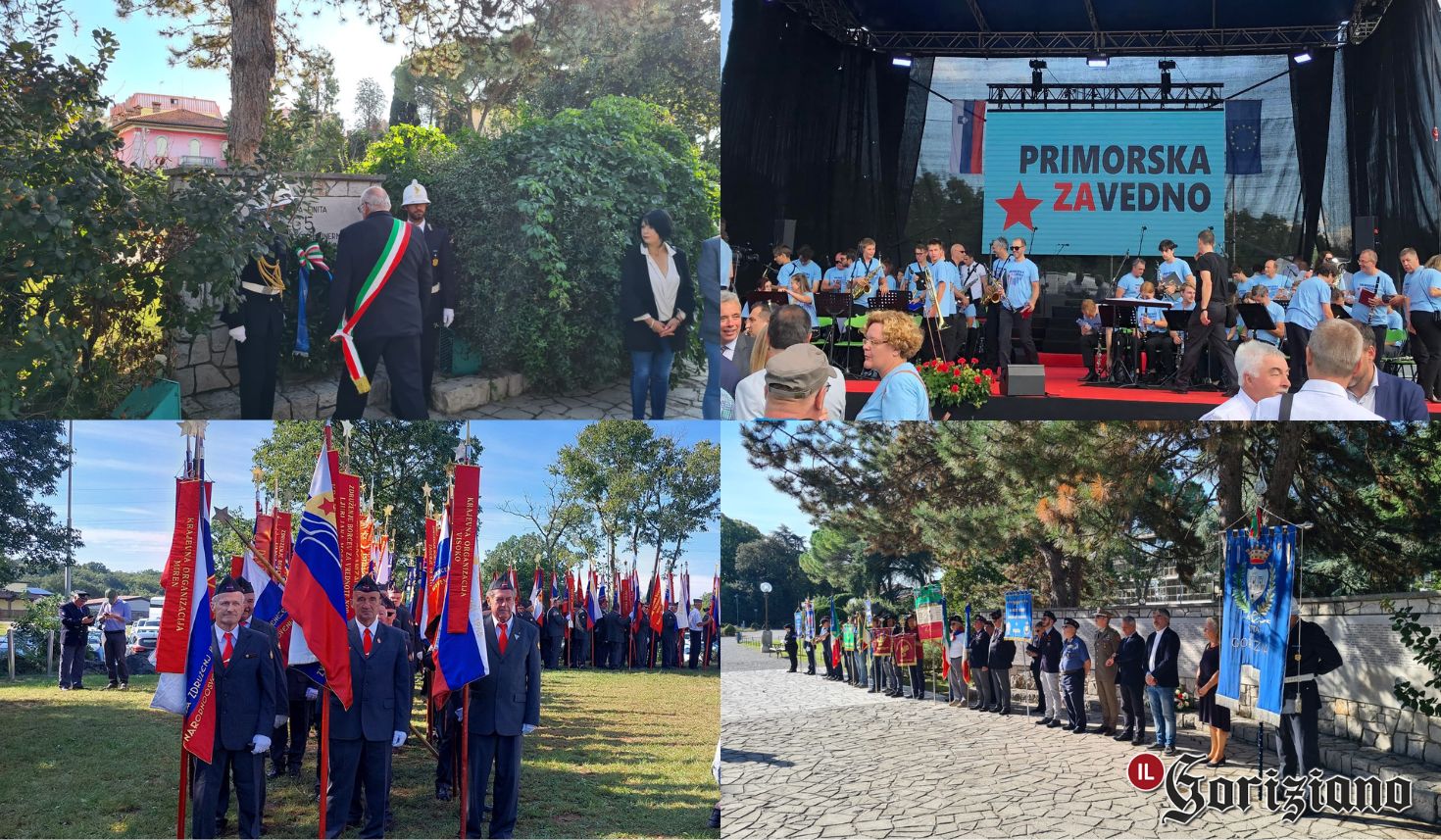 Immagine per Gorizia ricorda il suo ritorno all'Italia, festa della Primorska a Opatje selo