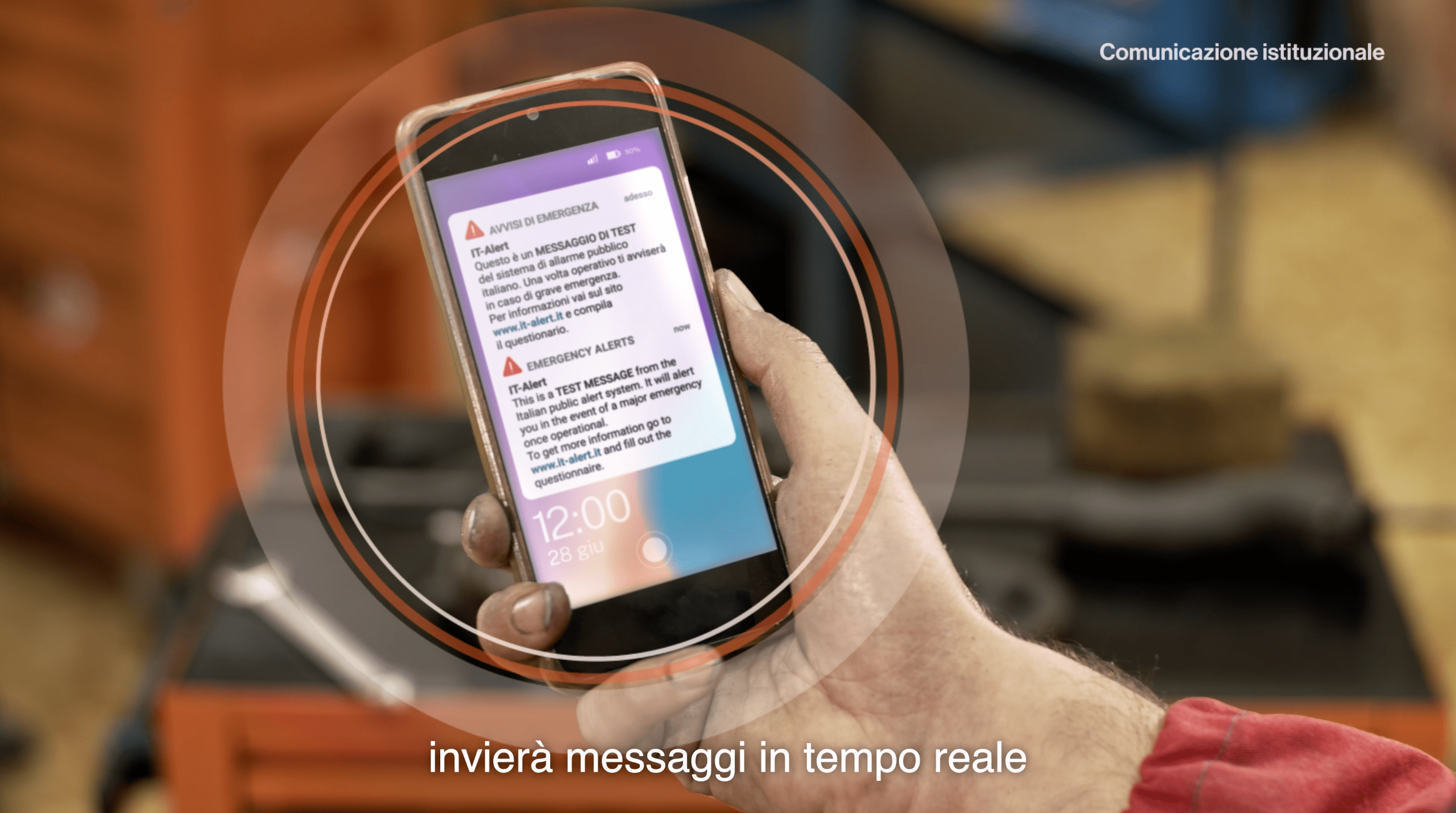 Immagine per It Alert torna a risuonare nei telefoni, arriva il test d'emergenza su Visco